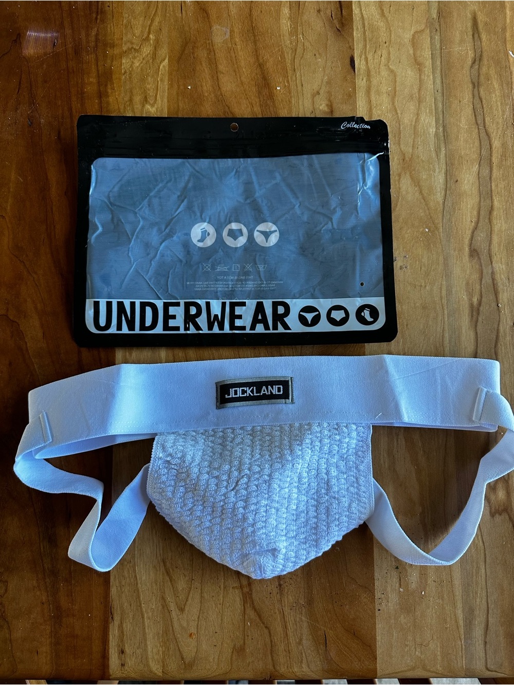 Men's Athletic Jockstrap Brief - White